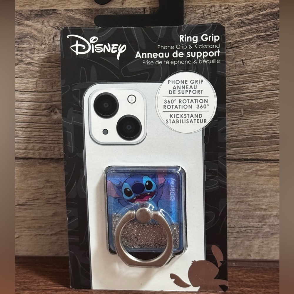 DISNEY -  Stitch Cell Phone Ring Grip & Kickstand, New In Package
